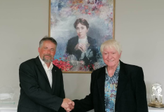 Příběh Alice Masarykové zdobí sídlo ČČK